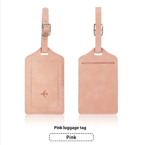 LEATHER PASSPORT HOLDER & LUGGAGE TAG BUNDLE