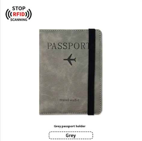 LEATHER PASSPORT HOLDER & LUGGAGE TAG BUNDLE