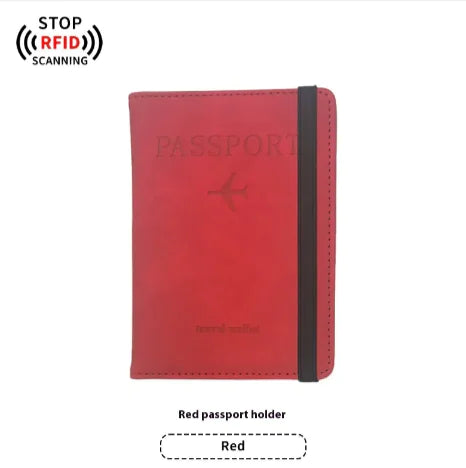 LEATHER PASSPORT HOLDER & LUGGAGE TAG BUNDLE