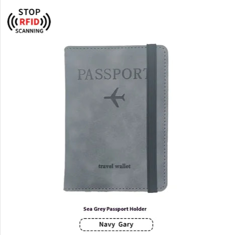 LEATHER PASSPORT HOLDER & LUGGAGE TAG BUNDLE