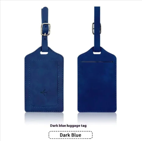 LEATHER PASSPORT HOLDER & LUGGAGE TAG BUNDLE