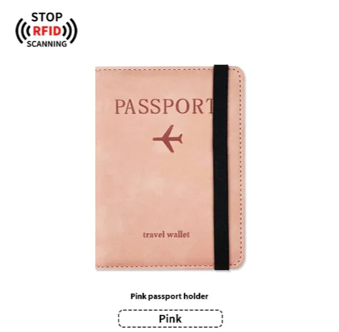 LEATHER PASSPORT HOLDER & LUGGAGE TAG BUNDLE