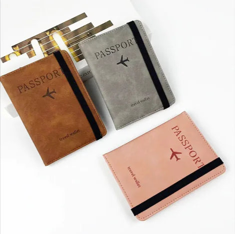 LEATHER PASSPORT HOLDER & LUGGAGE TAG BUNDLE