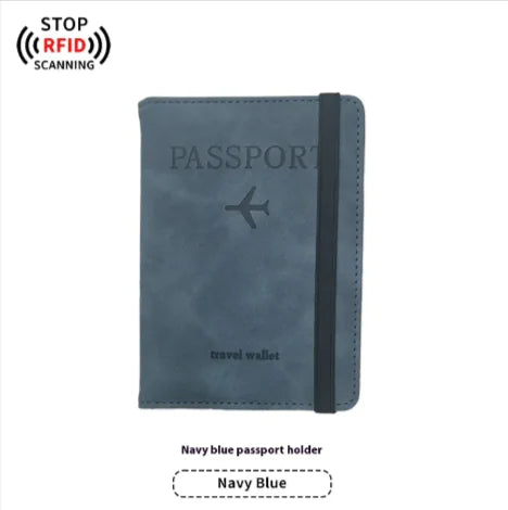 LEATHER PASSPORT HOLDER & LUGGAGE TAG BUNDLE
