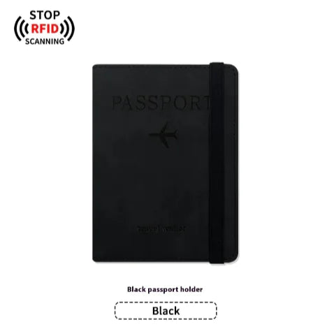 LEATHER PASSPORT HOLDER & LUGGAGE TAG BUNDLE