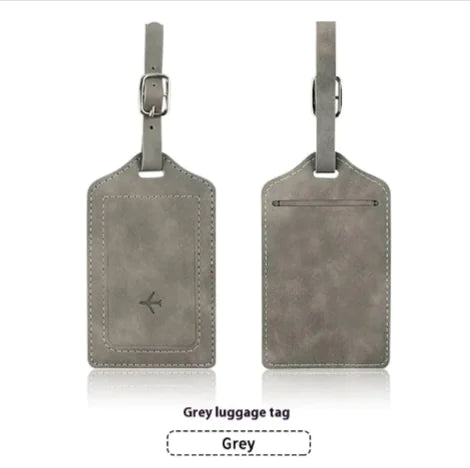 LEATHER PASSPORT HOLDER & LUGGAGE TAG BUNDLE