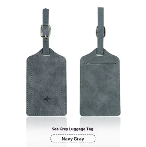 LEATHER PASSPORT HOLDER & LUGGAGE TAG BUNDLE