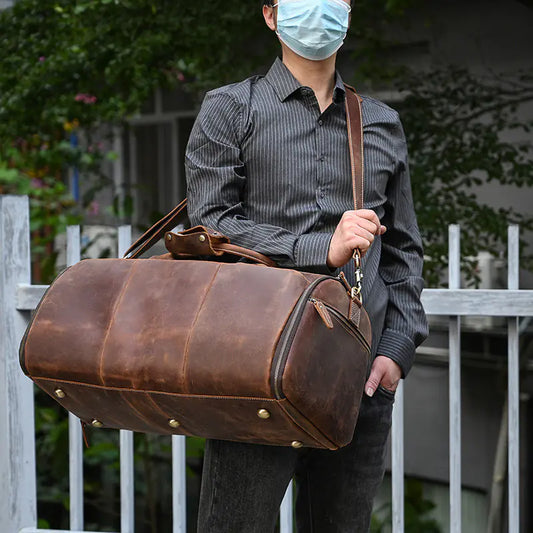 XL COWHIDE DUFFLE