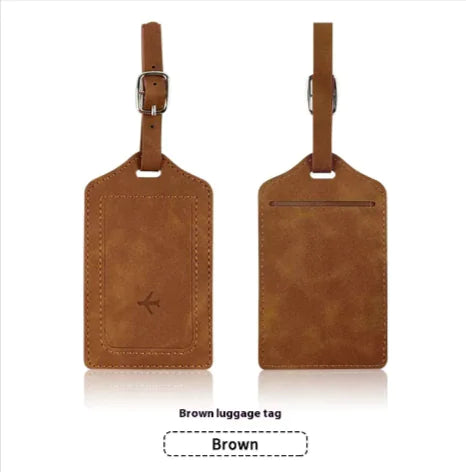 LEATHER PASSPORT HOLDER & LUGGAGE TAG BUNDLE